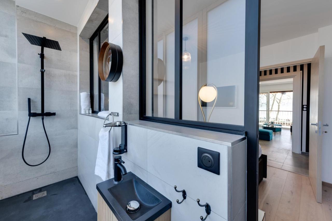 Swan Lake - Design Apartment Facing Lake Annecy Bagian luar foto